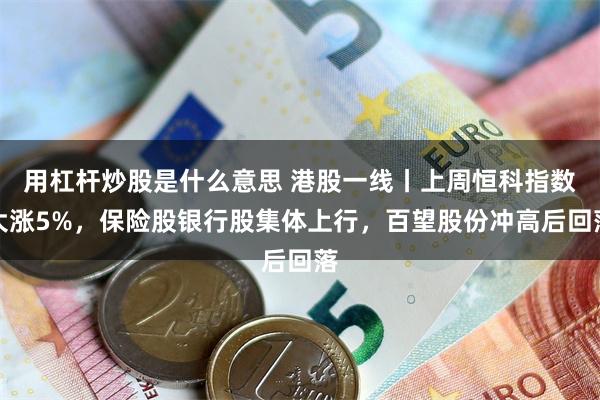 用杠杆炒股是什么意思 港股一线丨上周恒科指数大涨5%，保险股银行股集体上行，百望股份冲高后回落