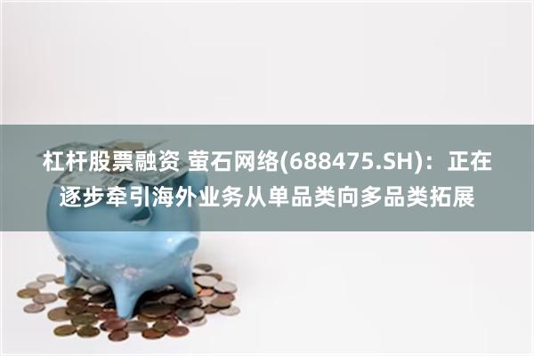 杠杆股票融资 萤石网络(688475.SH)：正在逐步牵引海外业务从单品类向多品类拓展