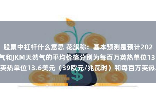 股票中杠杆什么意思 花旗称：基本预测是预计2025年第一季度TTF天然气和JKM天然气的平均价格分别为每百万英热单位13.6美元（39欧元/兆瓦时）和每百万英热单位15.1美元