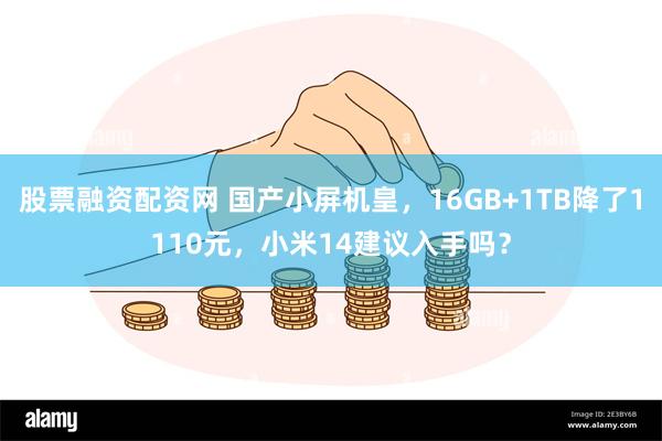 股票融资配资网 国产小屏机皇，16GB+1TB降了1110元，小米14建议入手吗？