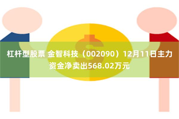 杠杆型股票 金智科技（002090）12月11日主力资金净卖出568.02万元