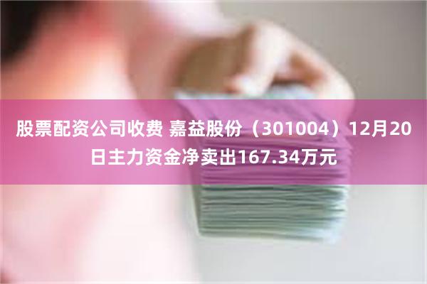 股票配资公司收费 嘉益股份（301004）12月20日主力资金净卖出167.34万元